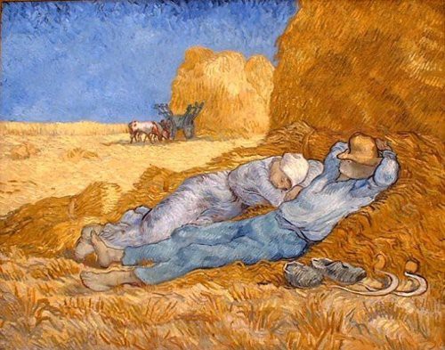 Photo:  The Siesta, Vincent Van Gogh